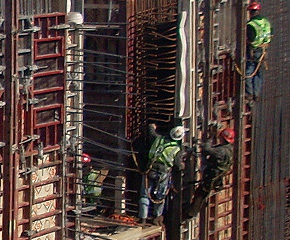 concrete division, concrete crew, mass concrete